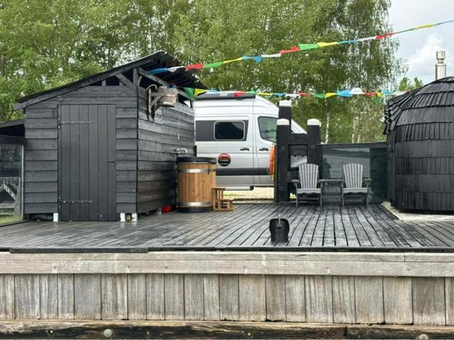 Houseboot Kingfisher, Lake View Biddinghuizen Exterior foto